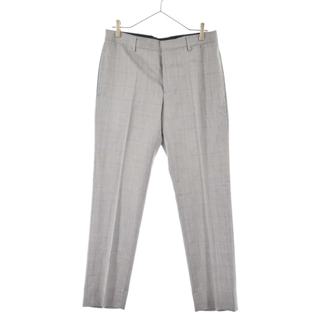 VALENTINO ヴァレンチノ TAILORING CHECK SLACKS PANTS チェック柄スラックスパンツ グレー