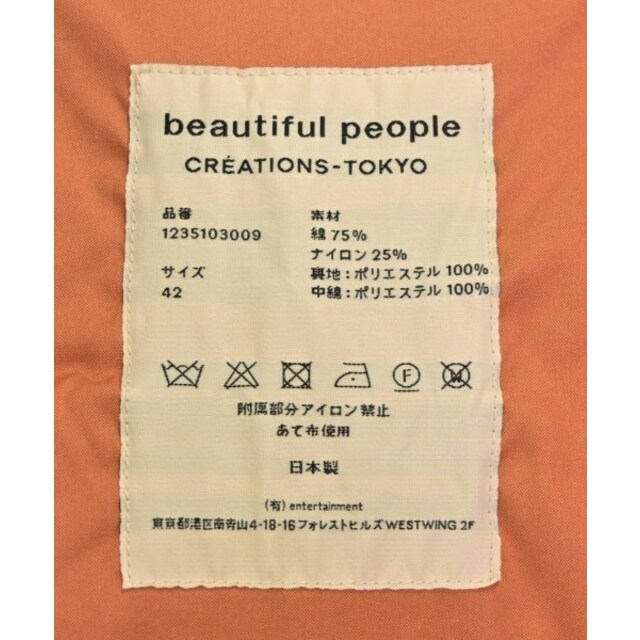 beautiful people コート（その他） 42(M位) オレンジ系