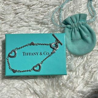 ティファニー(Tiffany & Co.)のTiffany&co ティファニー　925 ブレスレット　ハート　チェーン(ブレスレット/バングル)