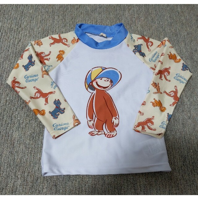 ラッシュガード　おさるのジョージ95 キッズ/ベビー/マタニティのキッズ服男の子用(90cm~)(Tシャツ/カットソー)の商品写真