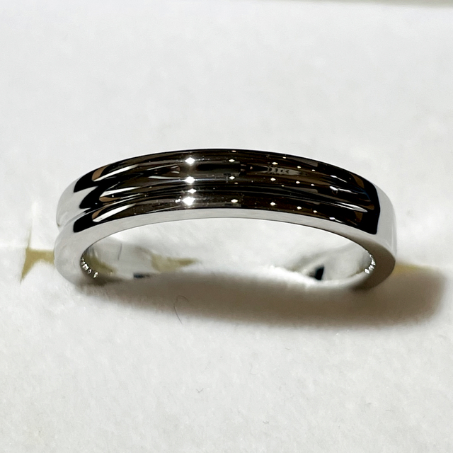 ☆Pt900 プラチナリング 18号☆ メンズのアクセサリー(リング(指輪))の商品写真