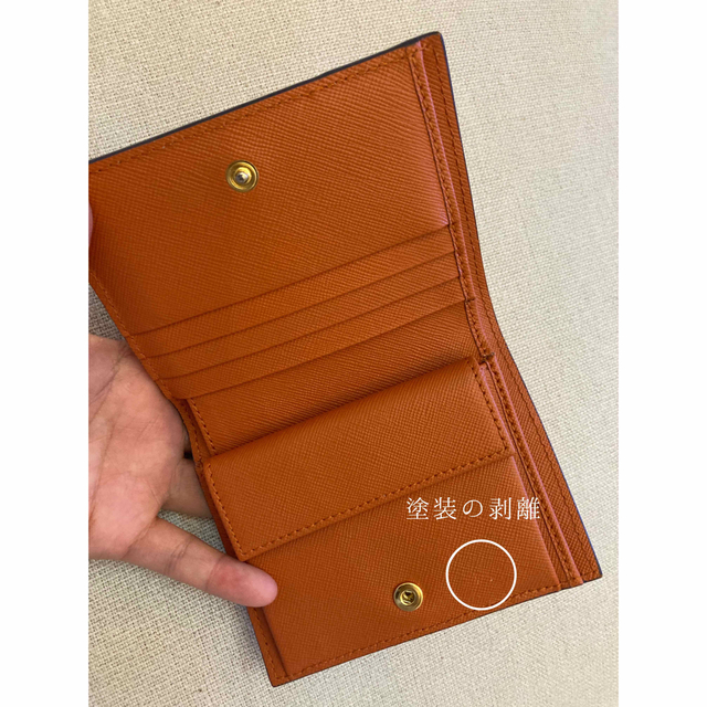 Marni サフィアーノレザー 二つ折り財布