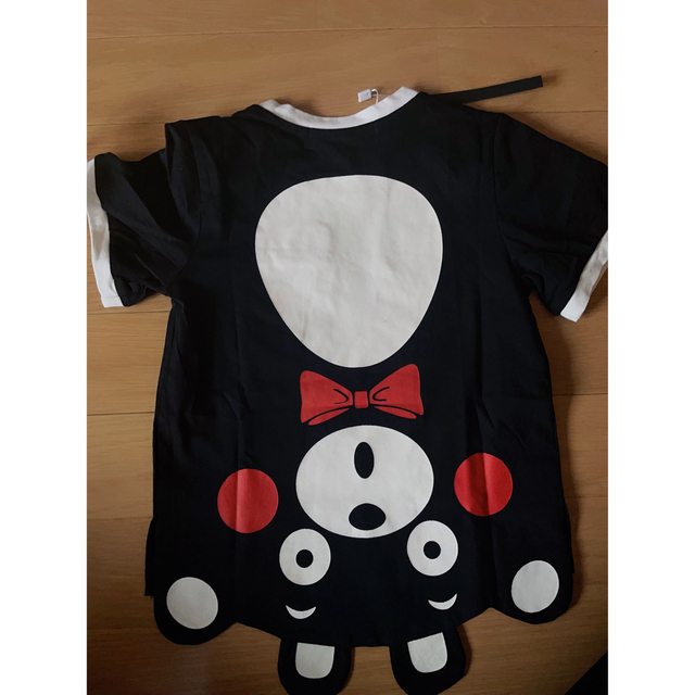 かわいい　黒熊半袖 キッズ/ベビー/マタニティのキッズ服男の子用(90cm~)(Tシャツ/カットソー)の商品写真