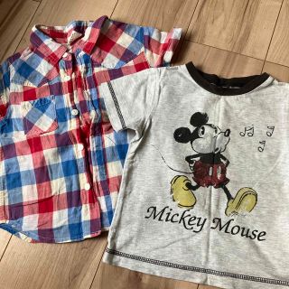 ジャンクストアー(JUNK STORE)のディズニー ミッキー Tシャツ 95 100 保育園準備(Tシャツ/カットソー)