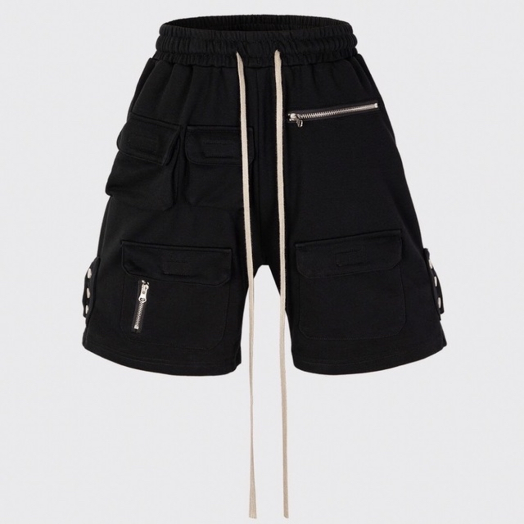 Rick Owens - カーゴ スウェット ハーフパンツ ストリート 好きにの