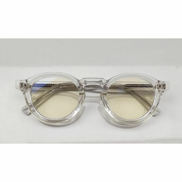 Boston Master ボストンマスター 透明×クリア 太ぶち メガネ 01 メンズのファッション小物(サングラス/メガネ)の商品写真