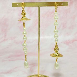 ヴィヴィアン(Vivienne Westwood) パールピアス ピアス(ゴールド/金色