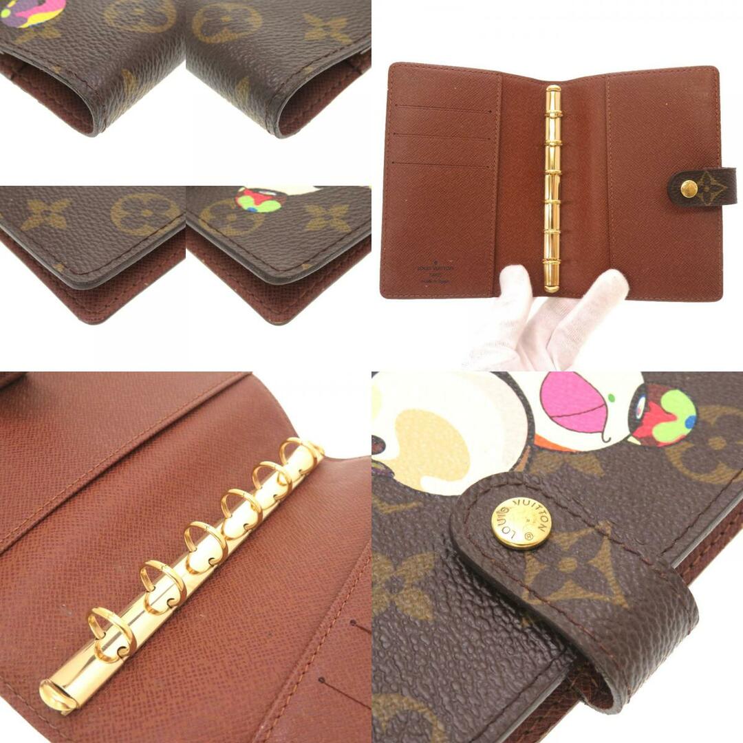 ベタ無し ルイ ヴィトン モノグラム パンダ アジェンダPM 村上隆 R20011 手帳カバー LV 0064 【中古】 LOUIS VUITTON