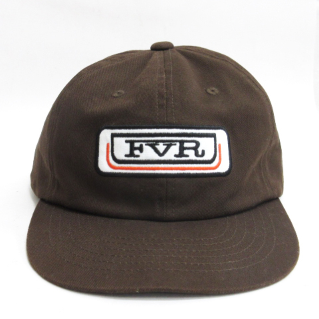 THE FEVER INC FVR キャップ 帽子 ロゴワッペン ブラウン