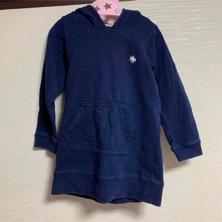 ポロラルフローレン(POLO RALPH LAUREN)のPOLO Baby フード付きトレーナーワンピース　100(ワンピース)