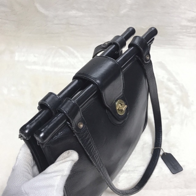 新作お買い得 COACH - 美品 オールドコーチ COACH ターンロック 黒