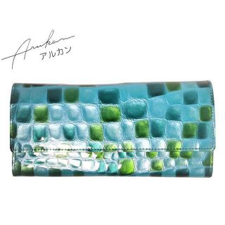 アルカン メテオール 長財布 1215-605 ブルーグリーンの通販 by FG