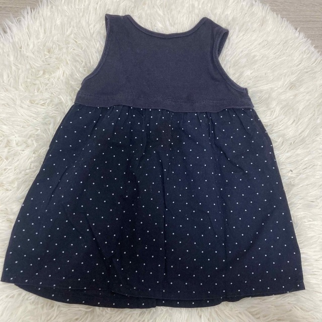 MUJI (無印良品)(ムジルシリョウヒン)のワンピース　90 キッズ/ベビー/マタニティのキッズ服女の子用(90cm~)(ワンピース)の商品写真