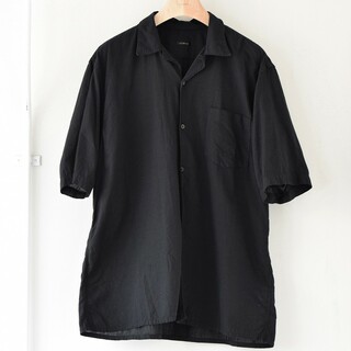 コモリ(COMOLI)のcomoli コモリベタシャン半袖オープンカラーシャツ　サイズ2(シャツ)