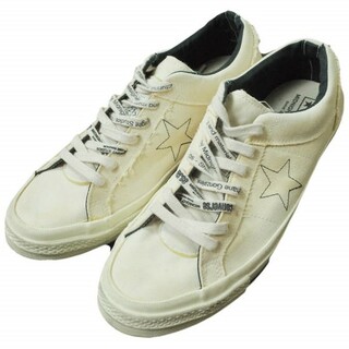 コンバース(CONVERSE)のCONVERSE x Midnight Studios コンバース ミッドナイトスタジオ 別注 One Star Ox Low Top ワンスター 162124C US9.5(28cm) Cream キャンバス スニーカー シューズ【中古】【CONVERSE × Midnight Studios】(スニーカー)