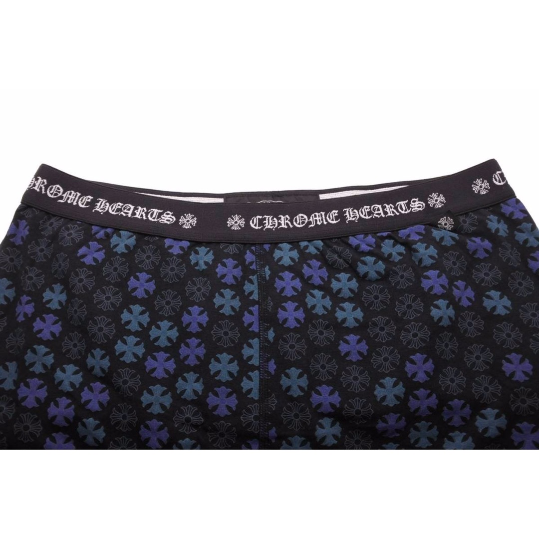 Chrome Hearts(クロムハーツ)の極美品 CHROME HEARTS クロムハーツ パンツ レギンス 総柄 ブラック コットン サイズL CH3308 中古 50219 レディースのパンツ(カジュアルパンツ)の商品写真