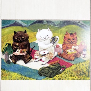 43、カマノレイコ　ポストカード　「ひのまる弁当」(写真/ポストカード)