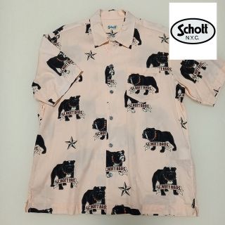 ショット(schott)のSchott(ショット)  開襟シャツ ブルドック柄 アロハシャツ(シャツ)