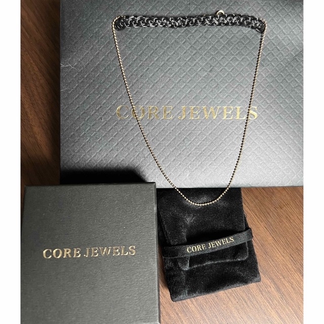 コアジュエルス core jewels ボールチェーン　18kネックレス