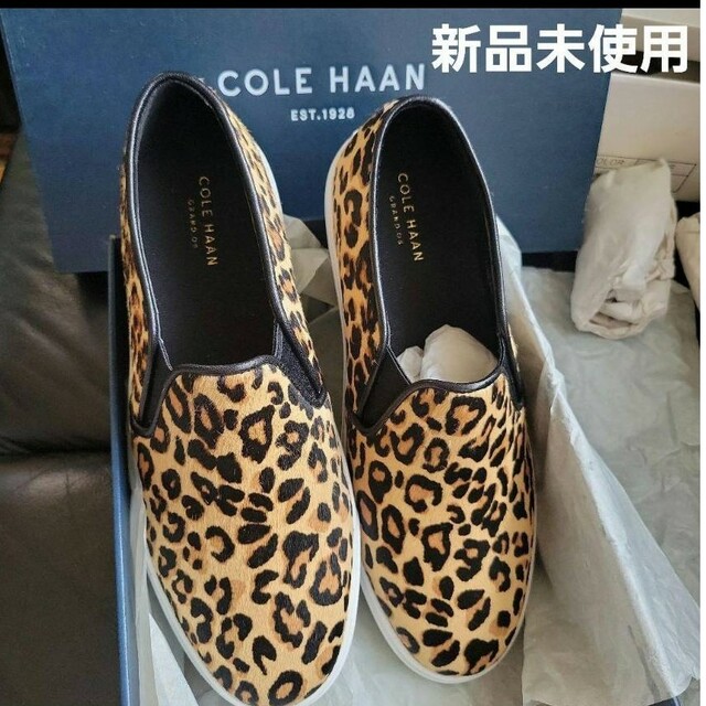 Cole Haan - 新品未使用☆COLE HAANの豹柄スリッポンの通販 by ケン