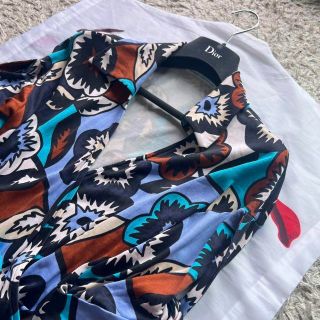 良品】DIANEvonFURSTENBERG 総柄ラップワンピース 8 半袖 | www.riomix