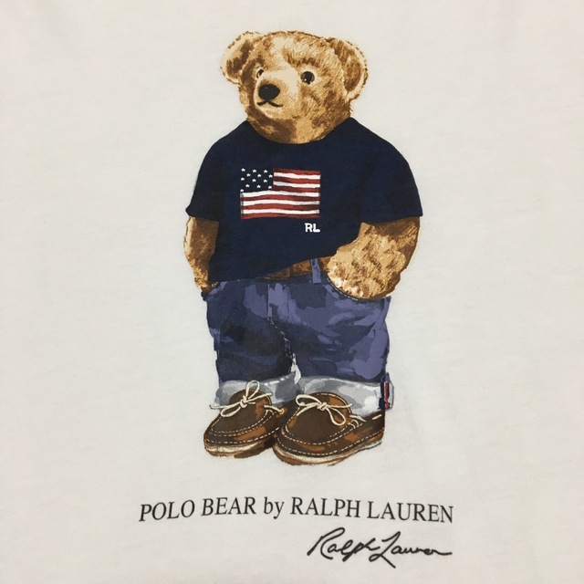 POLO RALPH LAUREN(ポロラルフローレン)のPOLO ラルフローレン ポロベア Tシャツ 星条旗　RALPH LAUREN  レディースのトップス(Tシャツ(半袖/袖なし))の商品写真