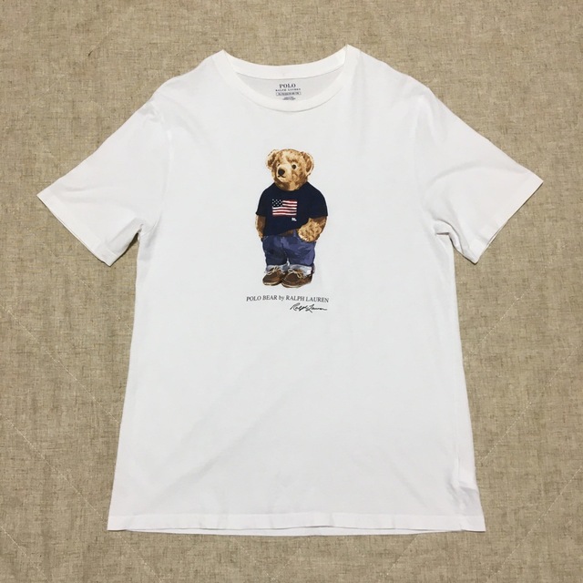 POLO RALPH LAUREN(ポロラルフローレン)のPOLO ラルフローレン ポロベア Tシャツ 星条旗　RALPH LAUREN  レディースのトップス(Tシャツ(半袖/袖なし))の商品写真