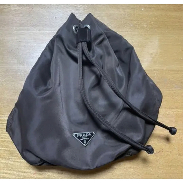 PRADA プラダ つぶせる 巾着バック ハンドバッグ PRADA プラダ つぶせる 巾着バック ハンドバッグ