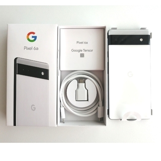 グーグルピクセル(Google Pixel)のSIMフリーGoogle Pixel 6a 128GB クリアリーホワイト(スマートフォン本体)