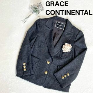 グレースコンチネンタル(GRACE CONTINENTAL)のダイアグラム グレースコンチネンタル テーラードジャケット 金ボタン(テーラードジャケット)