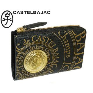 カステルバジャック(CASTELBAJAC)のカステルバジャック プルトン ラウンドファスナー折り財布 077621 ブラック(折り財布)