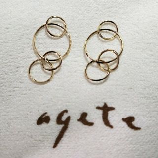 agete - agete サークルチャーム K10YGの通販 by S.S's shop|アガット