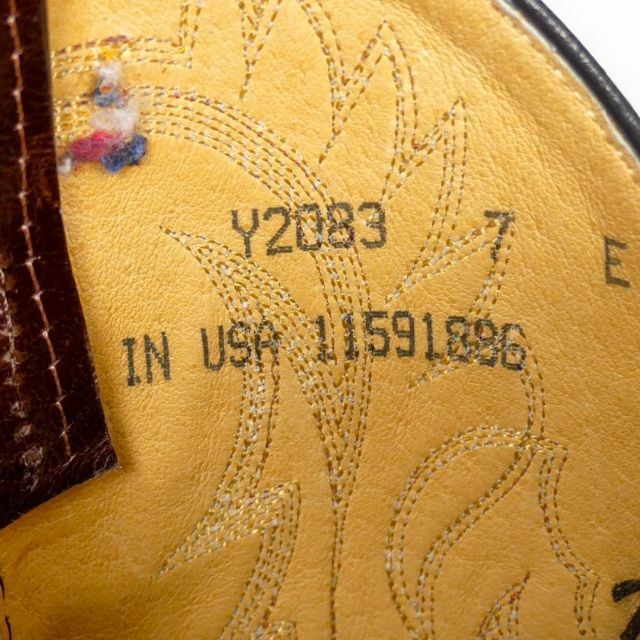 Tony Lama(トニーラマ)のアメリカ製 ウエスタンブーツ Tony Lama 25 トニーラマ HH8850 メンズの靴/シューズ(ブーツ)の商品写真