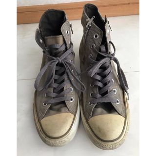  CONVERSE オールスターハイカットスニーカーローテクグレー26.5cm (スニーカー)