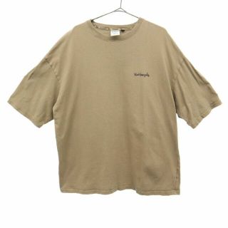 フリークスストア(FREAK'S STORE)のフリークスストア マークゴンザレスコラボ プリント 半袖 Tシャツ L ブラウン系 FREAK'S STORE MARKGONZALES クルーネック メンズ 【中古】  【230602】(Tシャツ/カットソー(半袖/袖なし))