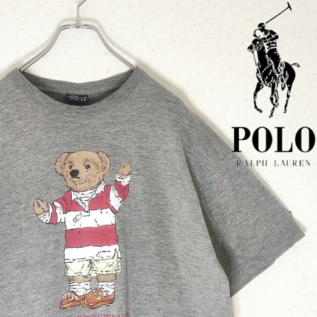 POLO RALPH LAUREN - 【激レア】希少 90´ s アメリカ製 ポロベア T