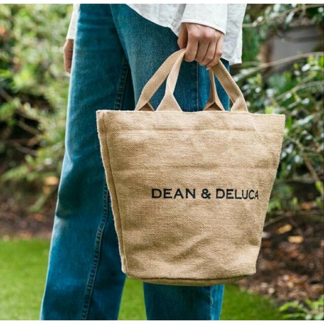 DEAN & DELUCA(ディーンアンドデルーカ)のDEAN & DELUCA　ジュートマーケットトートバッグＳサイズ レディースのバッグ(エコバッグ)の商品写真