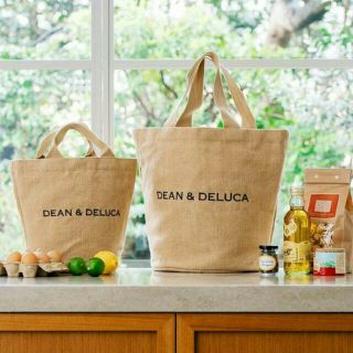 ディーンアンドデルーカ(DEAN & DELUCA)のDEAN & DELUCA　ジュートマーケットトートバッグＳサイズ(エコバッグ)