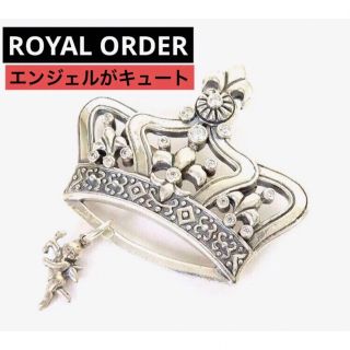 ロイヤルオーダー(ROYALORDER)の◇ ロイヤルオーダー クラウン エンジェル ピンバッジ ブローチ(ブローチ/コサージュ)