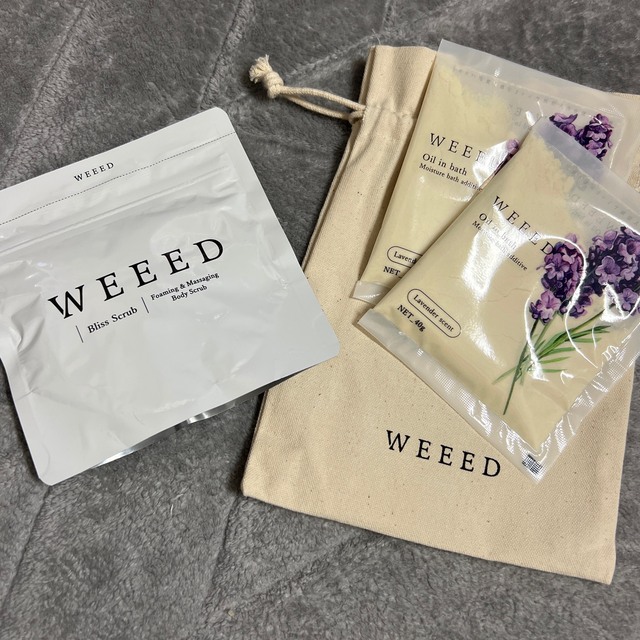 WEEED ブリススクラブ、入浴剤セット コスメ/美容のボディケア(ボディスクラブ)の商品写真