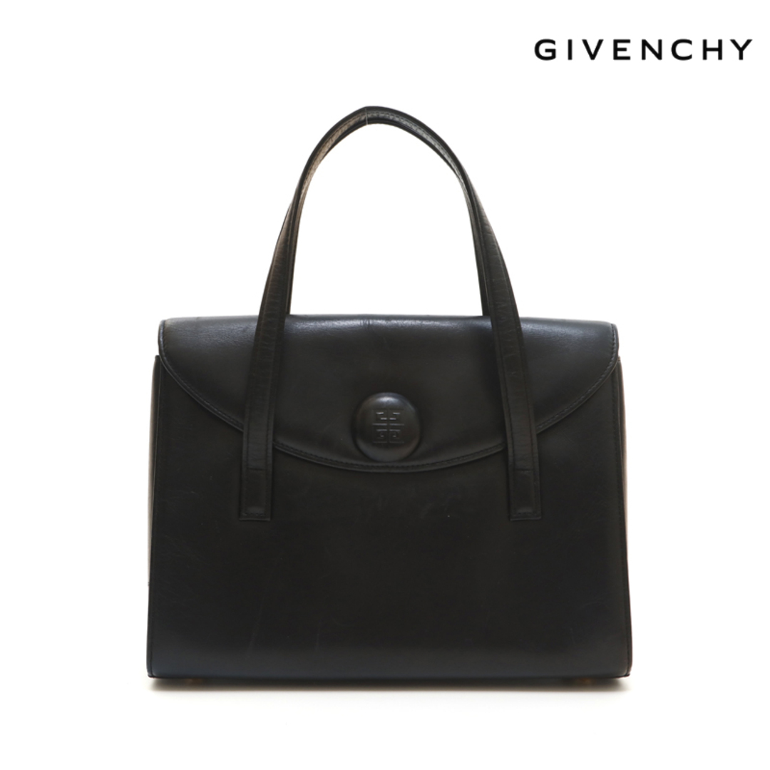 ジバンシィ GIVENCHY ロゴ レザ GVデュオ ハンドバッグ