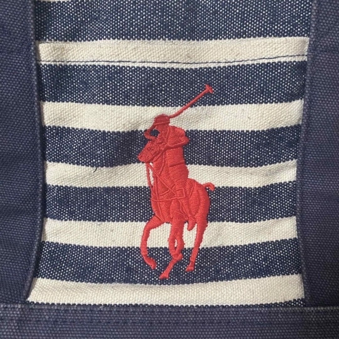 POLO RALPH LAUREN(ポロラルフローレン)の【訳あり】ポロ ラルフローレン ミニトートバッグ レディース キャンバス　 レディースのバッグ(トートバッグ)の商品写真