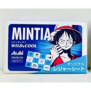 ワンピース(ONE PIECE)のMINTIA×ONEPIECEコラボ オリジナルレジャーシート 1種ルフィのみ(ノベルティグッズ)