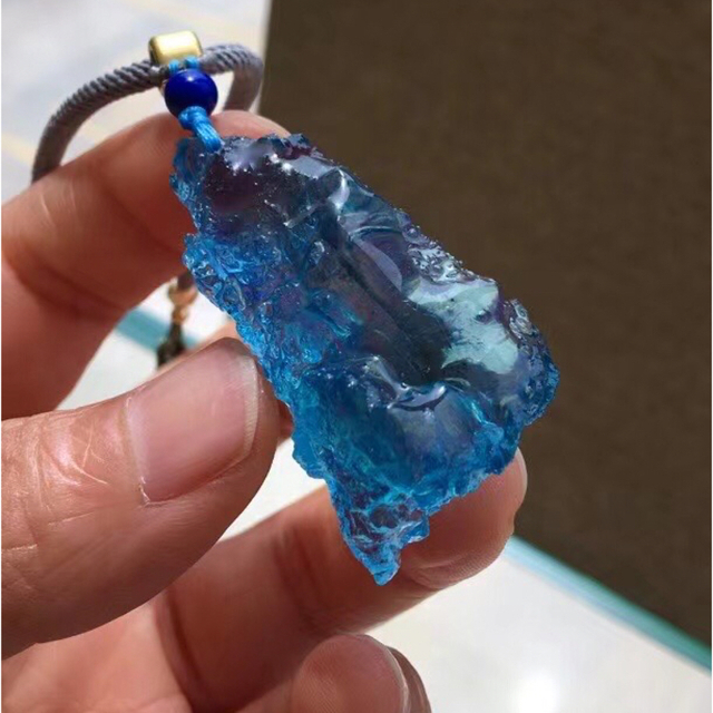 天然 アクアマリン ネックレス 27.5g-