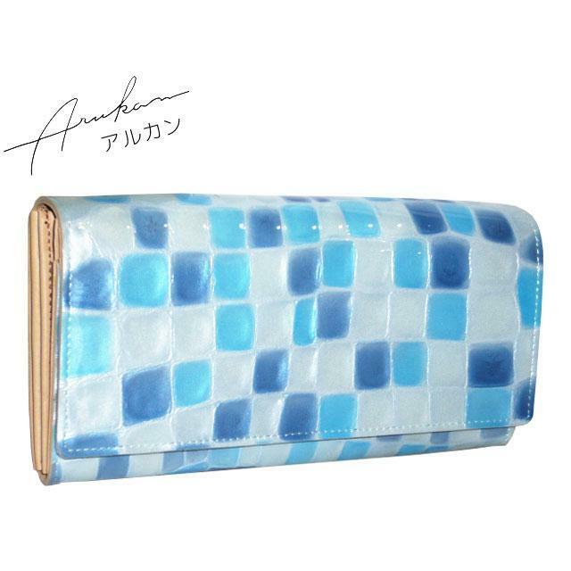 アルカン メテオール 長財布 1214-601 スカイ-