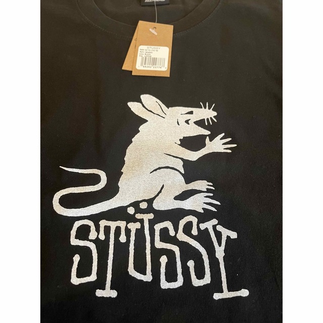 90s  初期レア　ステューシー　stussy  ネズミ　ラットTシャツ