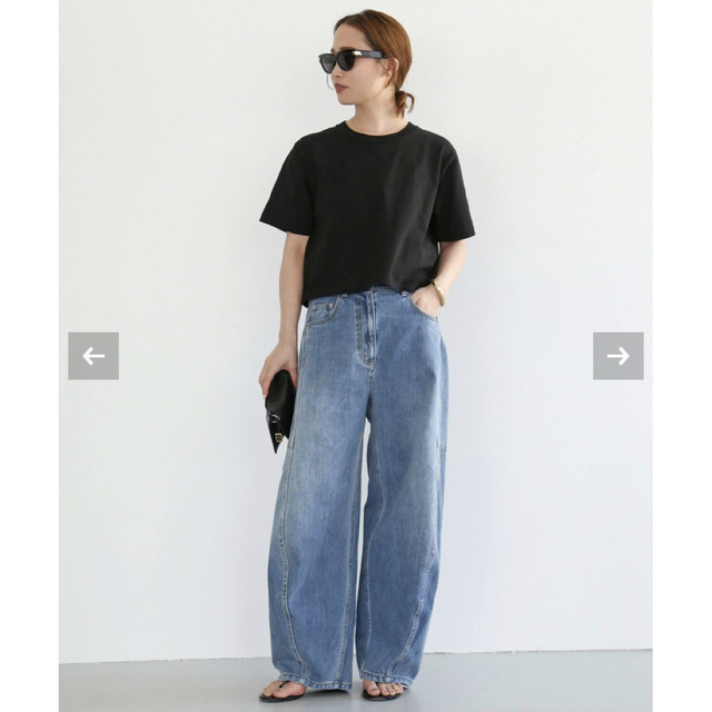 DEUXIEME CLASSE(ドゥーズィエムクラス)のDeuxieme Classe Cropped Tシャツ  レディースのトップス(Tシャツ(半袖/袖なし))の商品写真