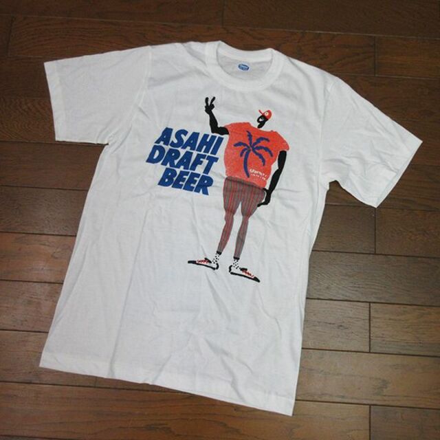 未使用・デッドストック！ ASAHI アサヒ 80s ドラフトビール Tシャツ