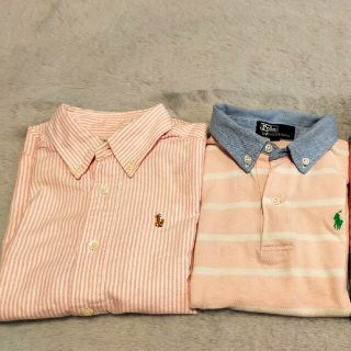 ポロラルフローレン(POLO RALPH LAUREN)のピンク系☆RALPH LAUREN　半袖シャツまとめ売り　110(Tシャツ/カットソー)