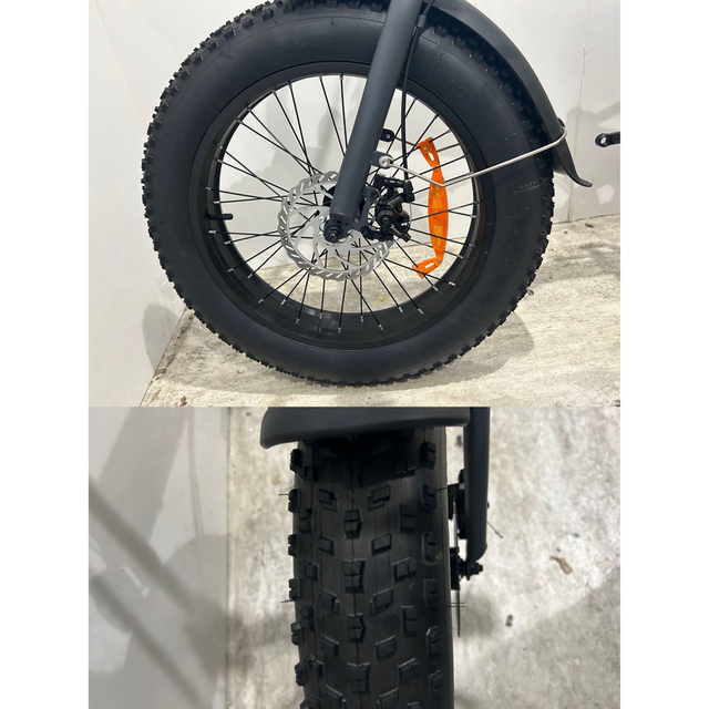 ファットバイク20インチ折り畳みビーチクルーザー自転車 FATBIKE 7段変速